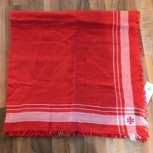 Tory Burch Signature Scarf NWT